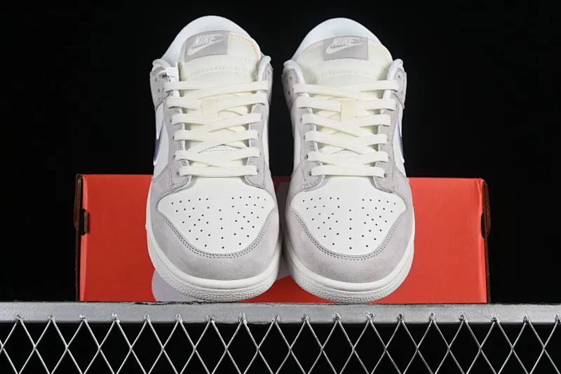All categories Nk SB Dunk Series Nk SB Dunk Low low-top sneakers Nk Dunk Low "Iridescent Swoosh" beige gray rainbow SB low-top casual sneakers HF5074-133